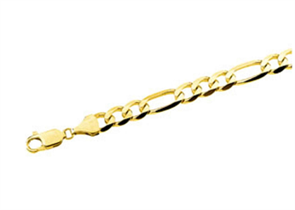 Gold Plated 6 mm Figaro Chain